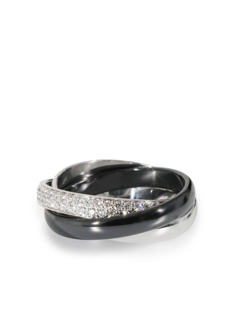 Cartier 18kt white gold Trinity diamond ring - Silver von Cartier