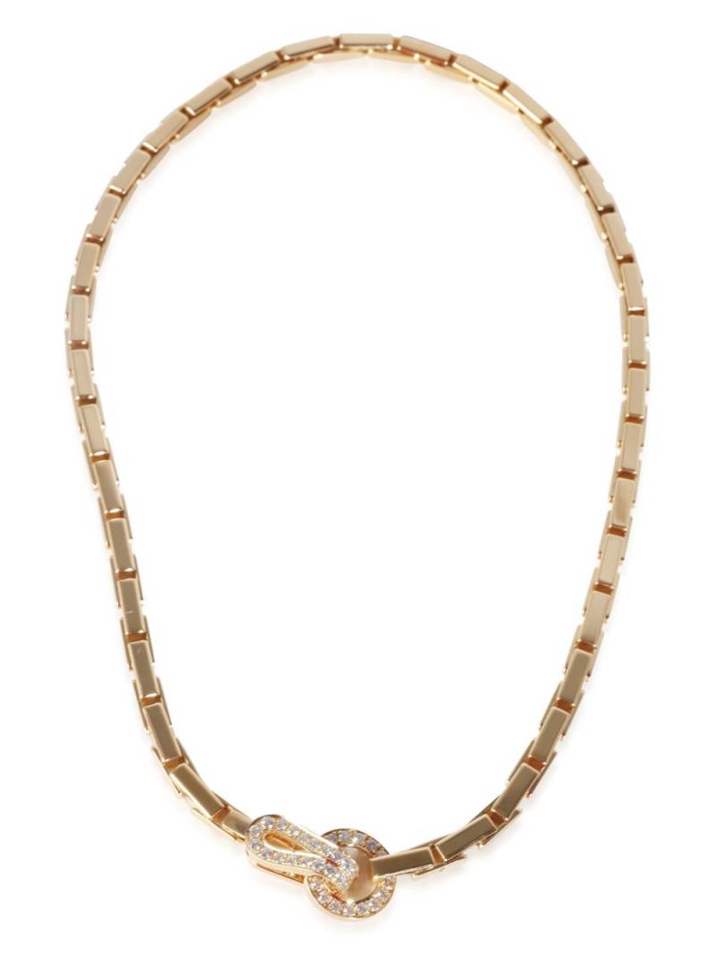 Cartier 18kt yellow gold Agrafe necklace von Cartier