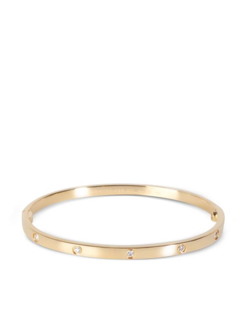 Cartier 18kt yellow gold Love diamond bracelet von Cartier