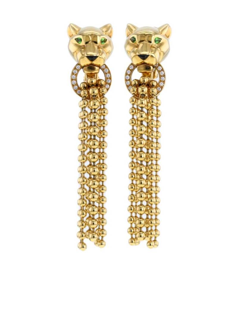 Cartier 18kt yellow gold Panthère earrings von Cartier