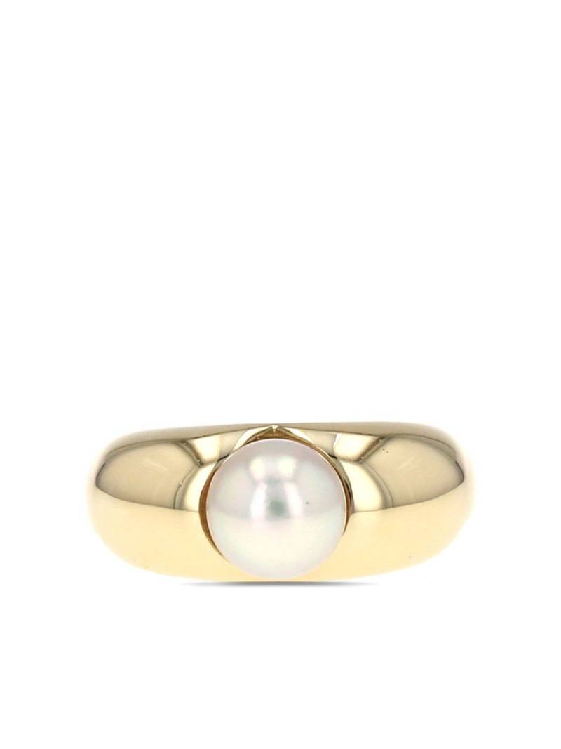 Cartier 18kt yellow gold pearl ring von Cartier