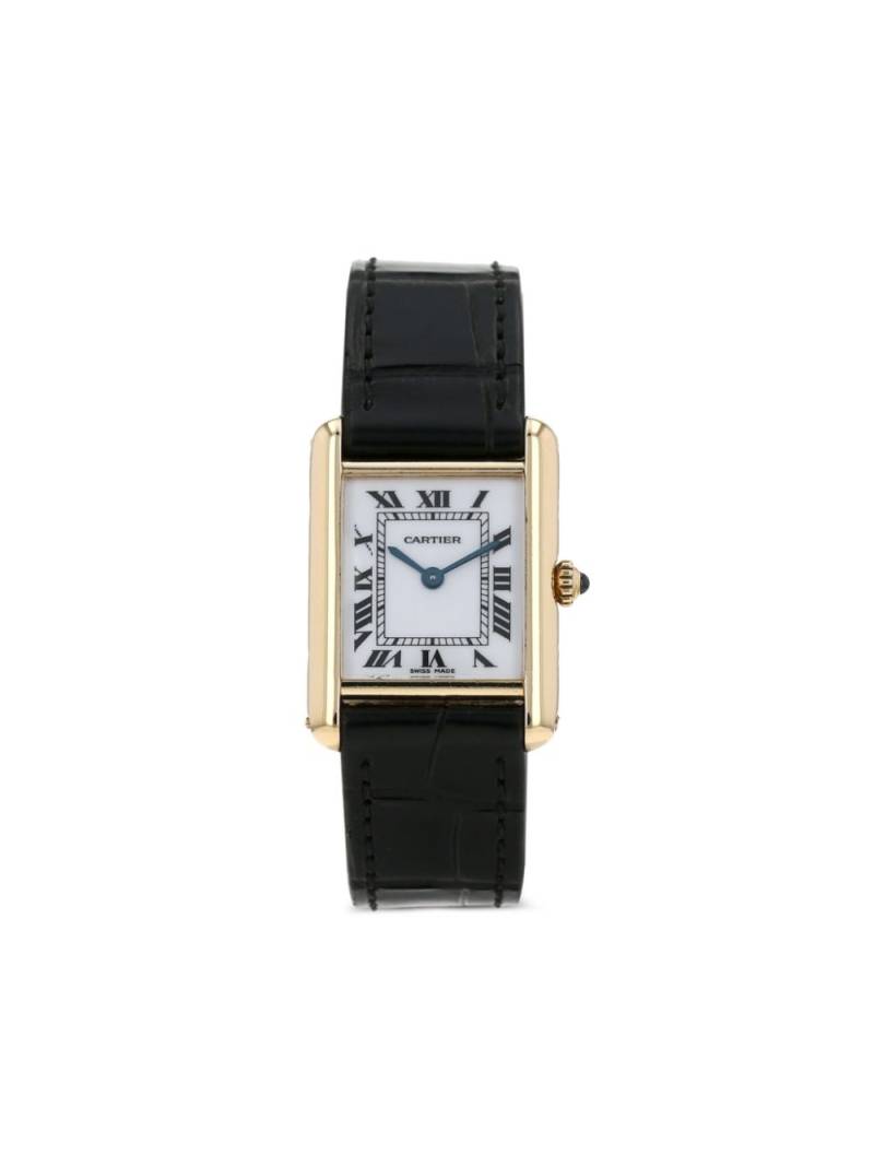 Cartier 1989 pre-owned Tank Louis Cartier 28mm - White von Cartier