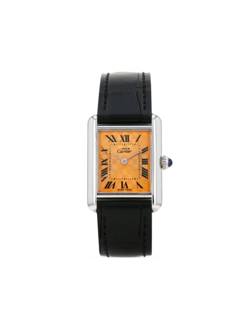 Cartier 1990 pre-owned Tank Must 29mm - Yellow von Cartier