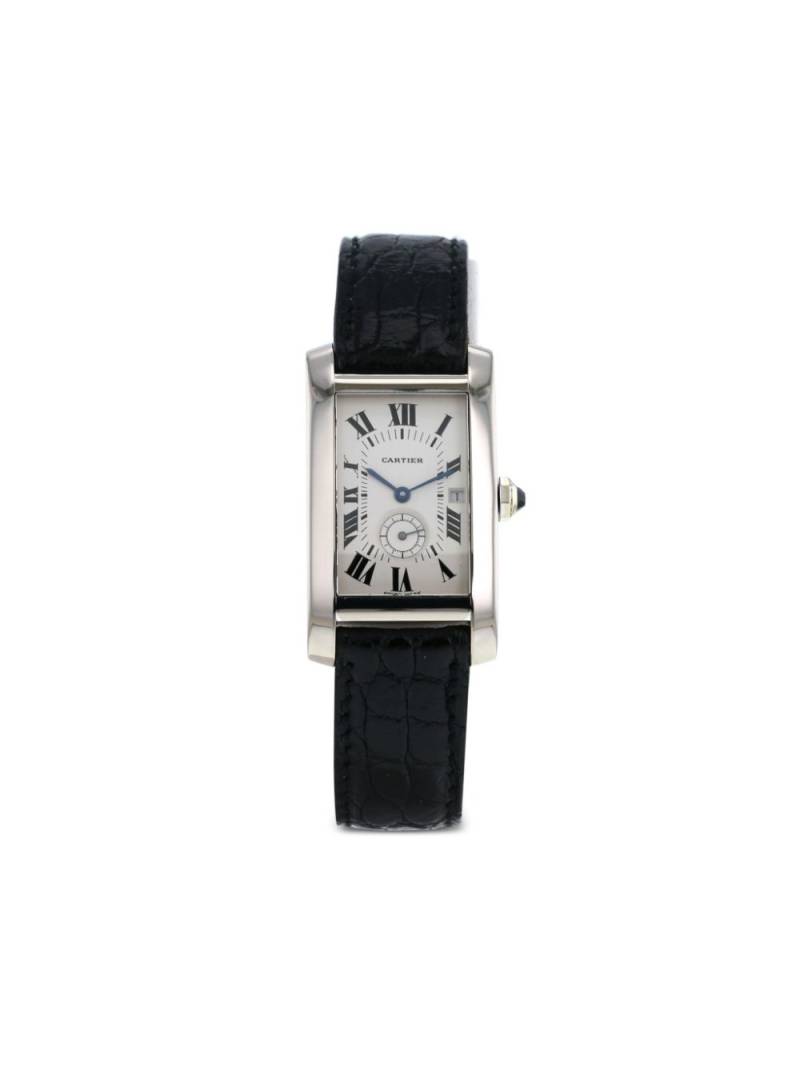 Cartier 1990s pre-owned Tank Américaine 41mm - White von Cartier