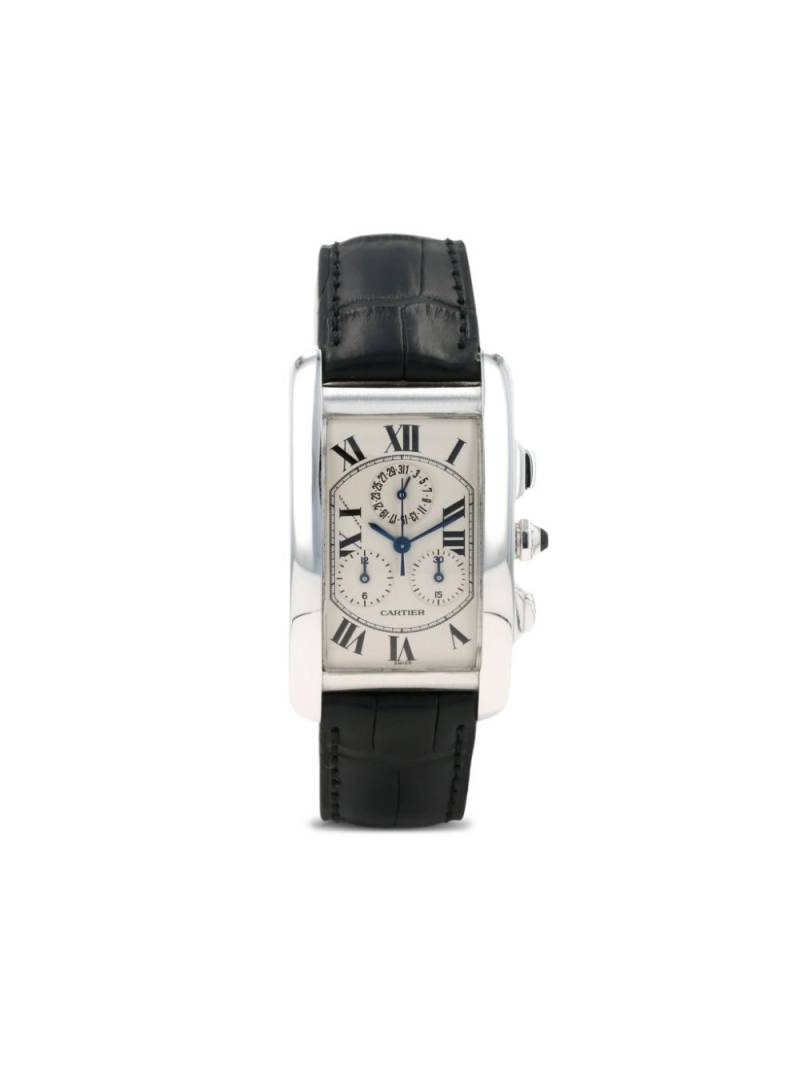 Cartier 2000 pre-owned Tank Américaine 45mm - Neutrals von Cartier