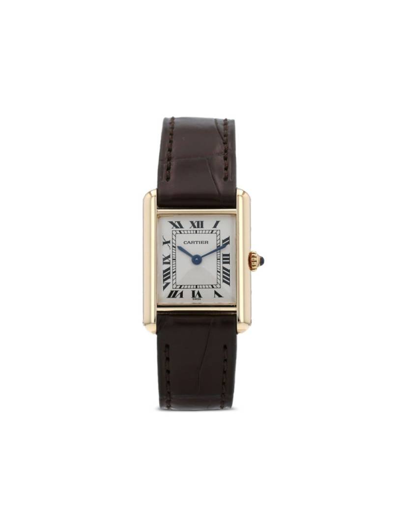 Cartier 2000 pre-owned Tank Louis 28mm - Brown von Cartier