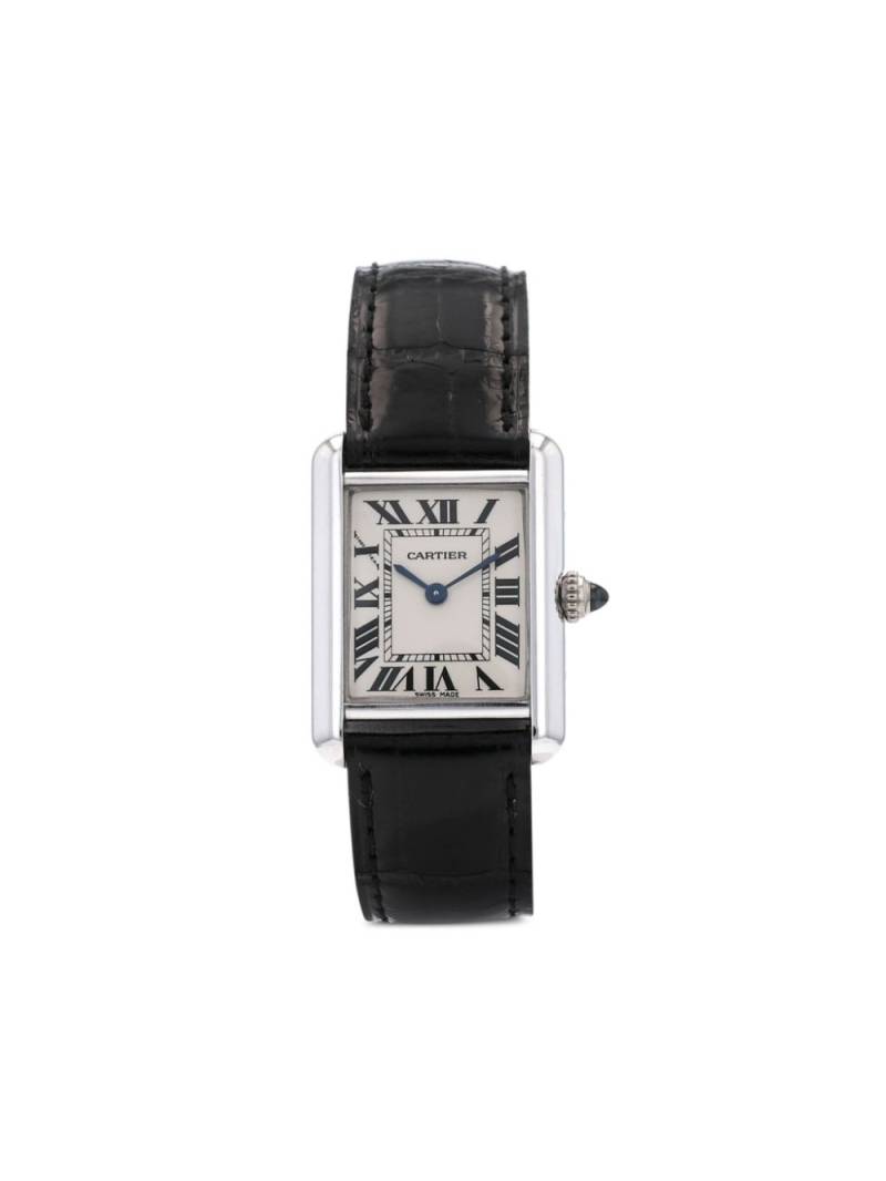 Cartier 2000 pre-owned Tank Louis 29mm - Black von Cartier