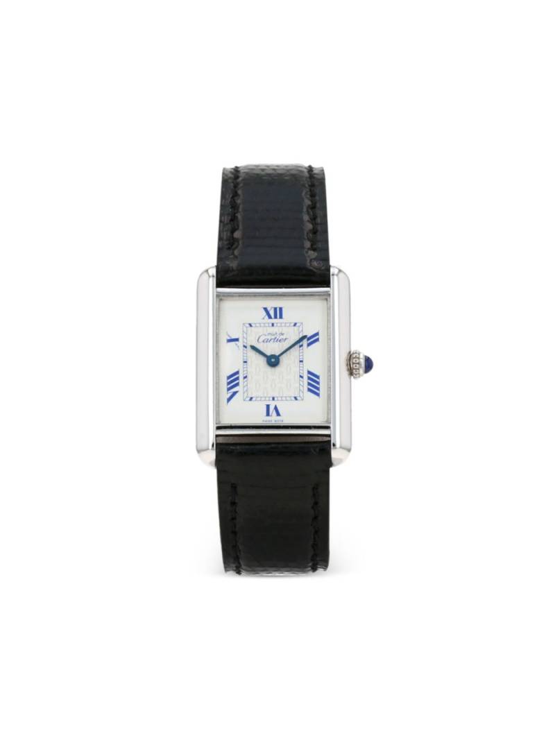 Cartier 2000 pre-owned Tank Must 22mm - White von Cartier