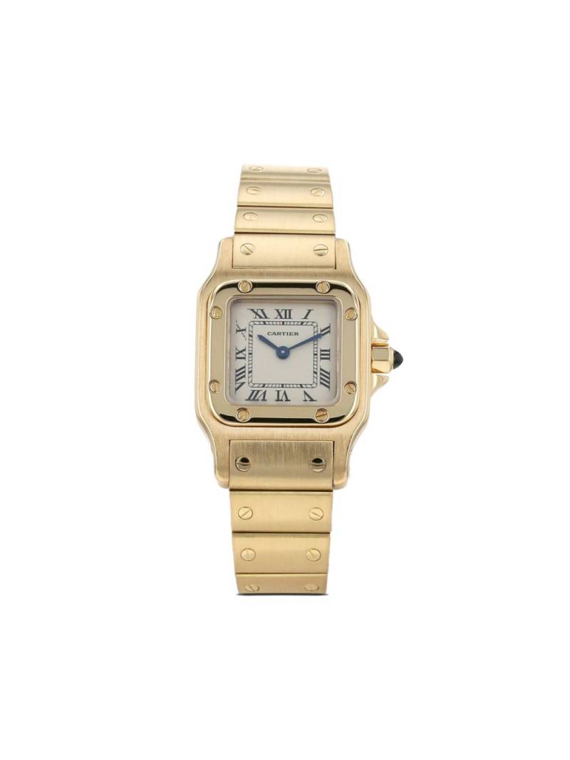 Cartier 2000s pre-owned Santos Galbée 35mm - Neutrals von Cartier