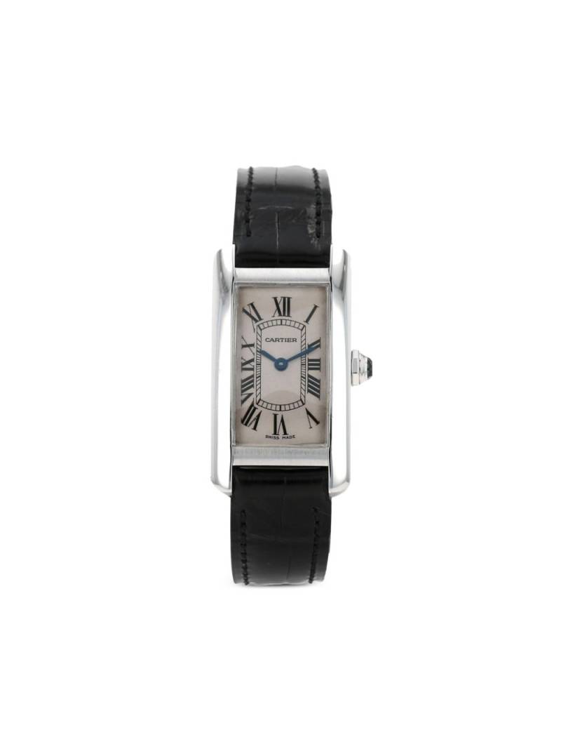 Cartier 2000s pre-owned Tank Américaine 35mm - White von Cartier