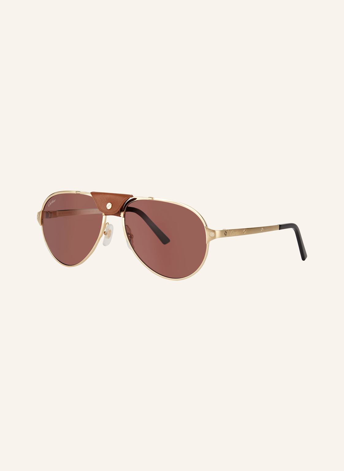 Cartier Sonnenbrille ct0034s gold von Cartier