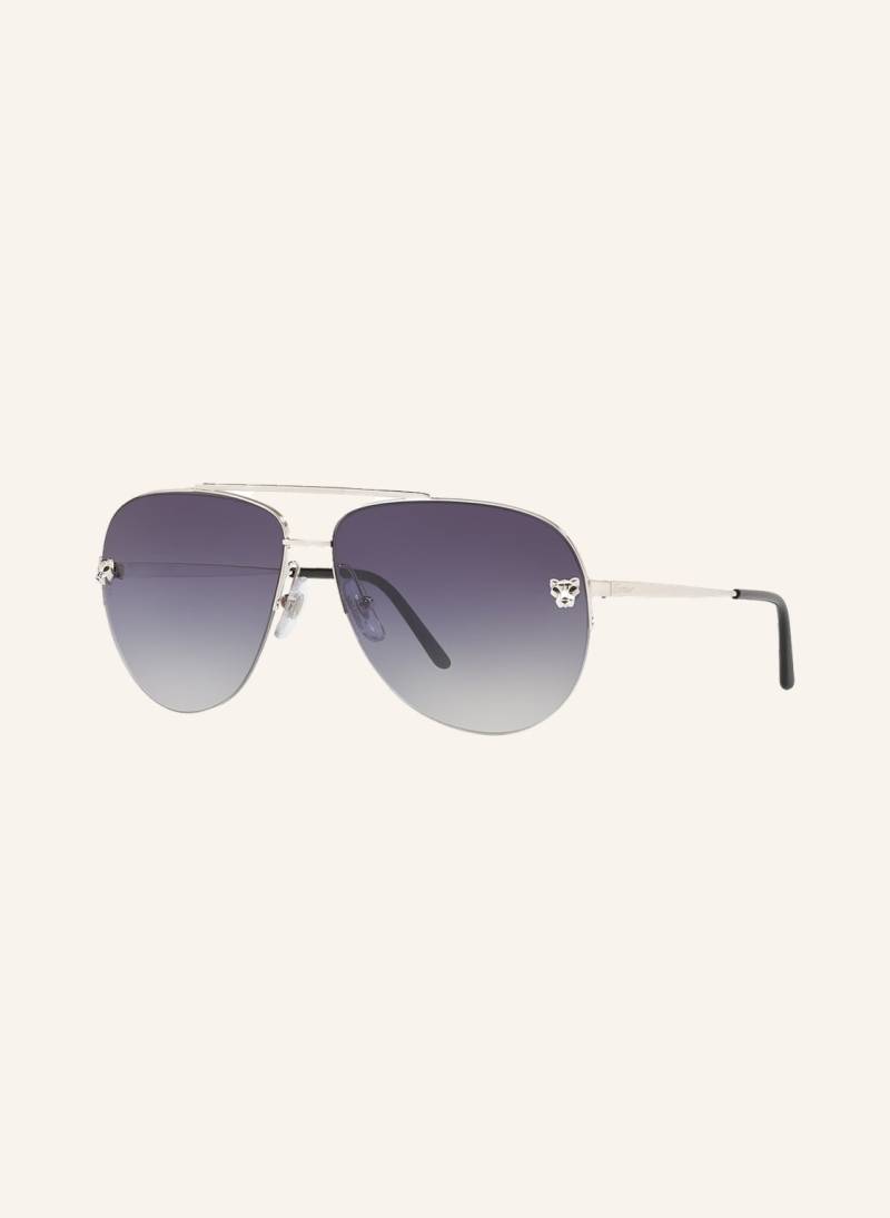 Cartier Sonnenbrille ct0065s silber von Cartier