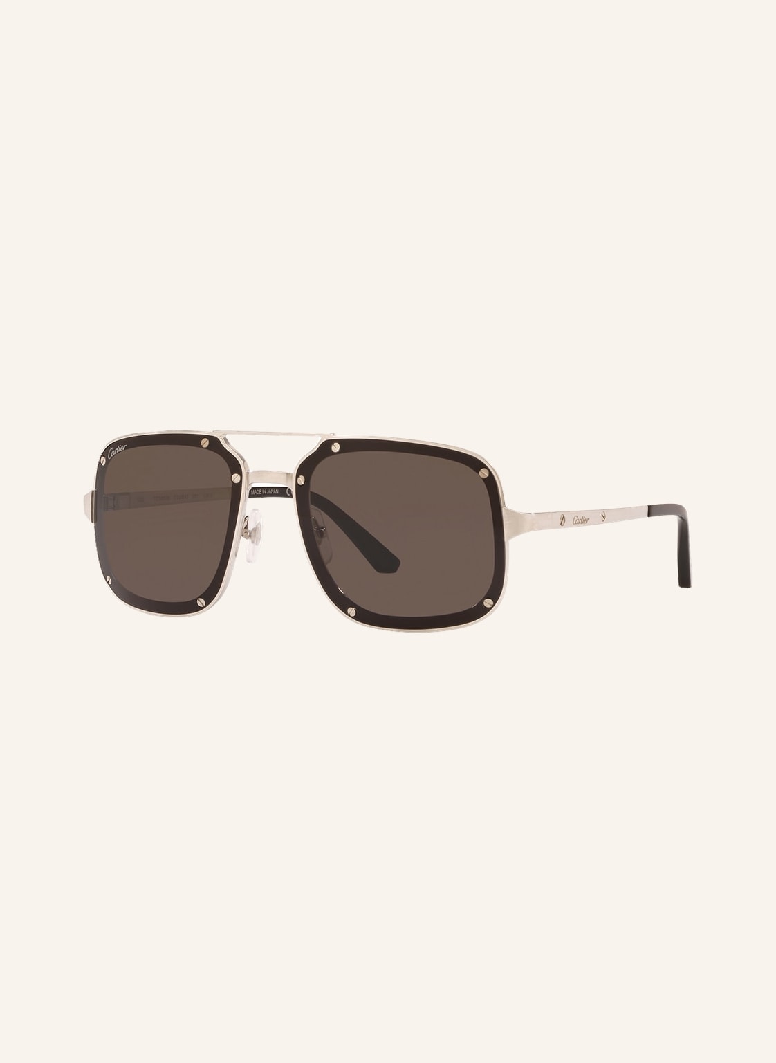 Cartier Sonnenbrille ct0194s silber von Cartier