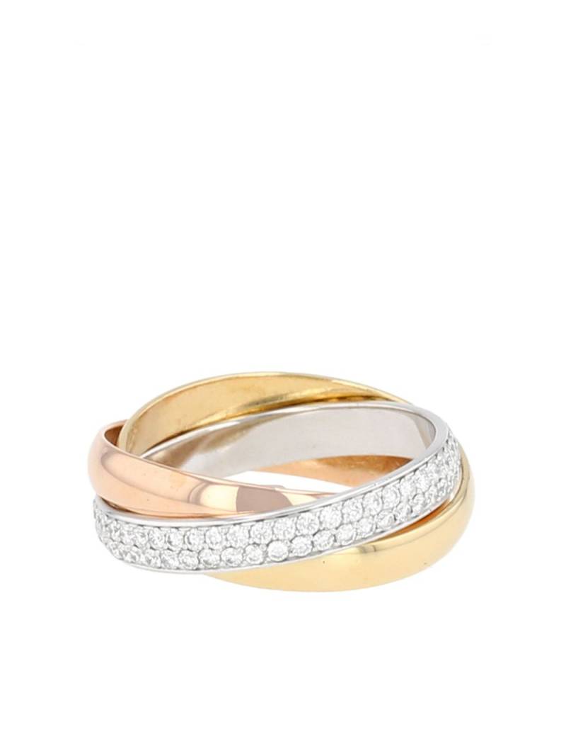 Cartier gold Trinity diamond ring von Cartier