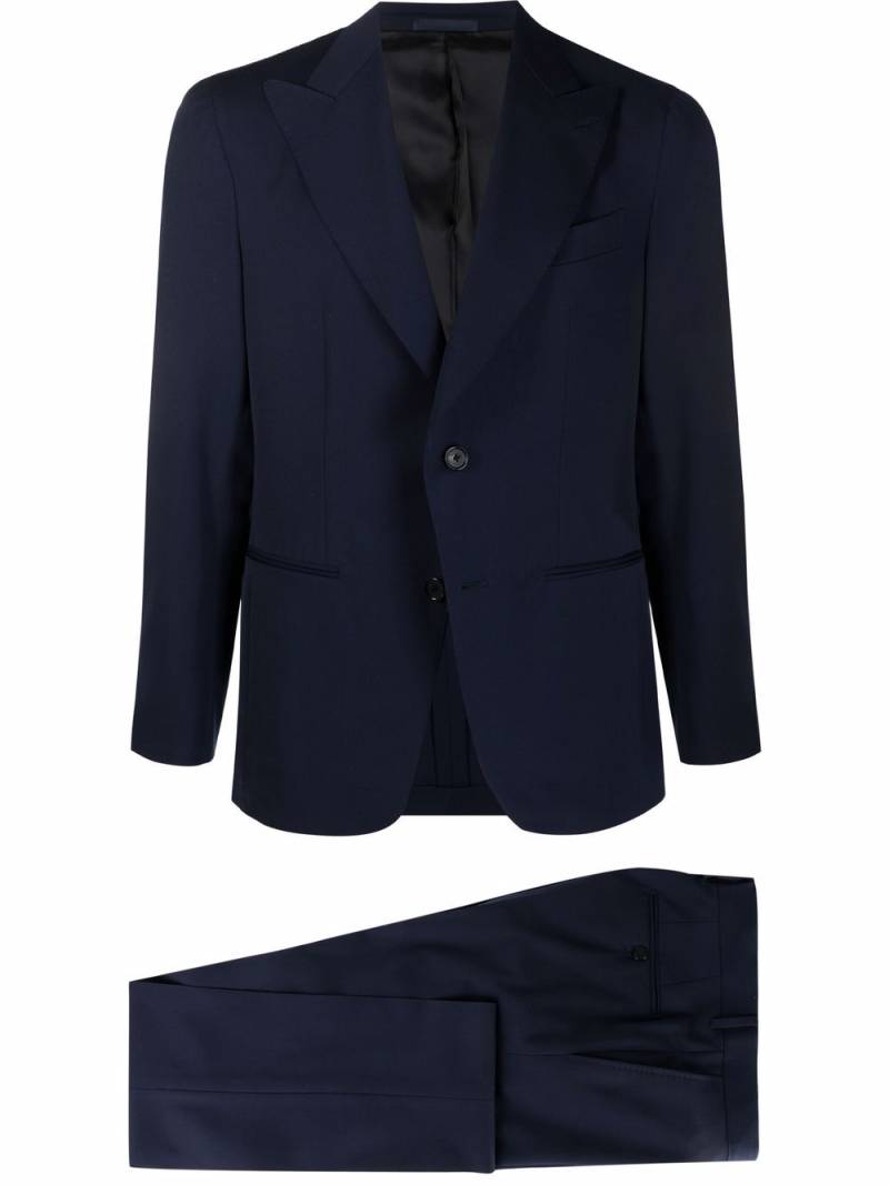 Caruso single-breasted suit - Blue von Caruso