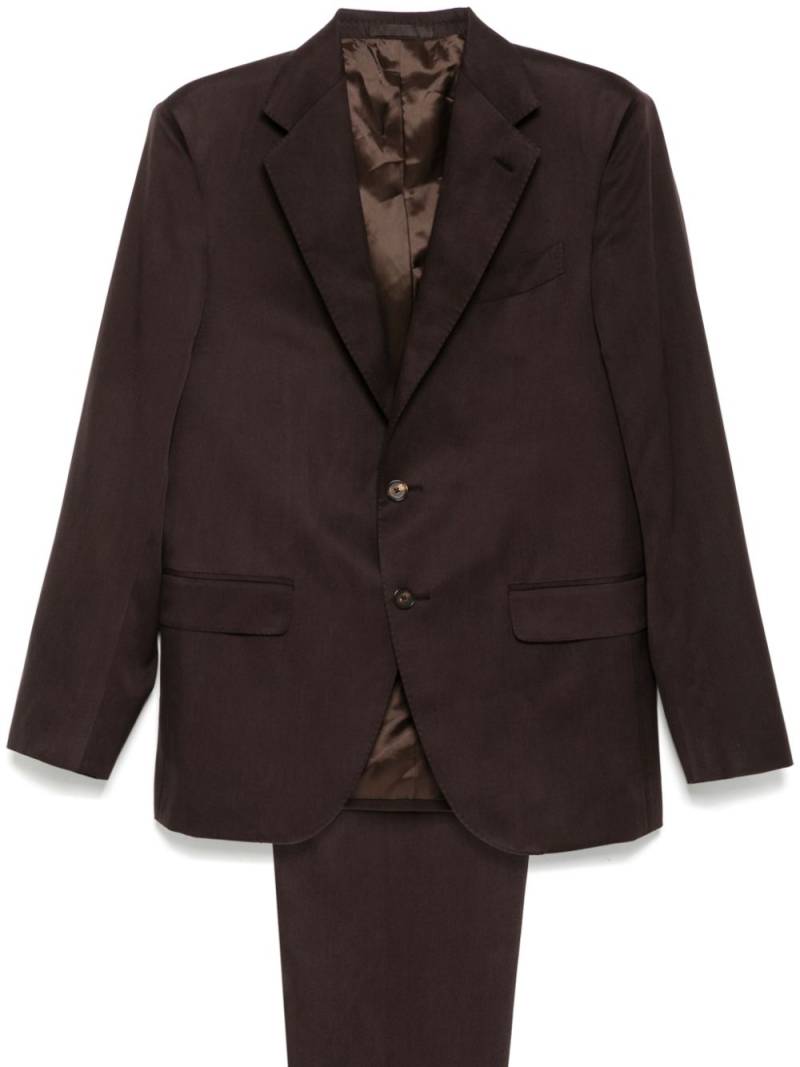 Caruso single-breasted suit - Brown von Caruso