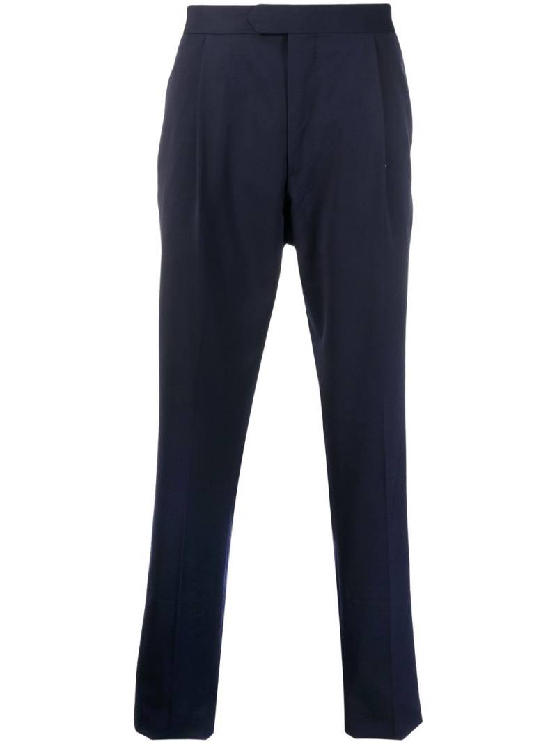 Caruso straight-leg trousers - Blue von Caruso