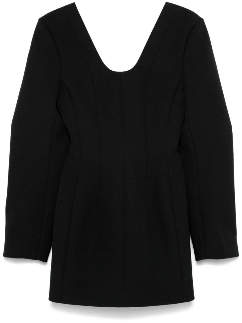 Carven panelled mini dress - Black von Carven