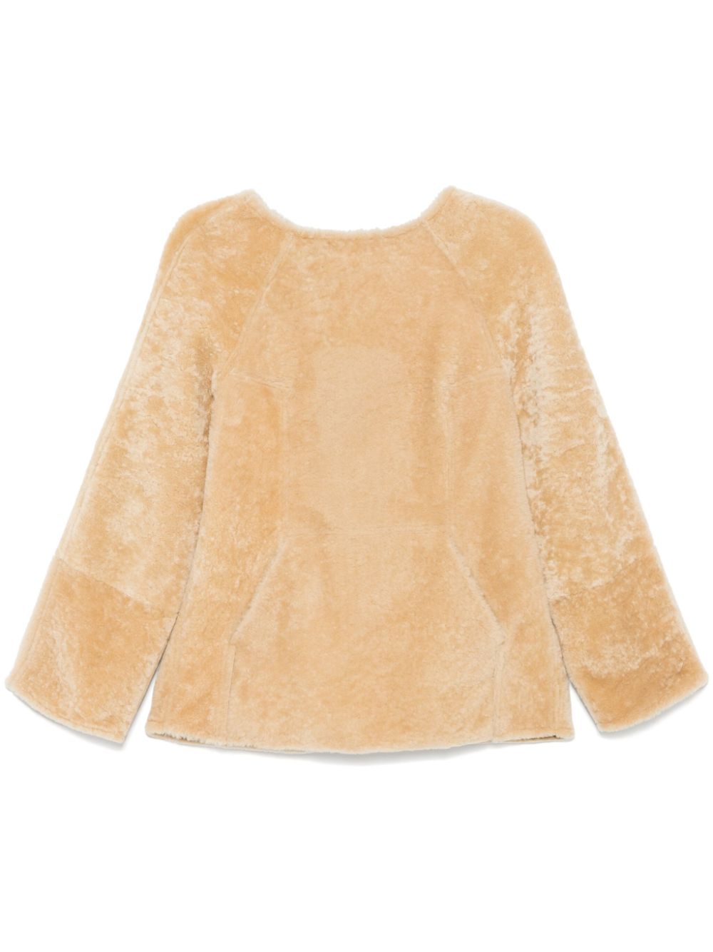 Carven shearling sweatshirt - Neutrals von Carven