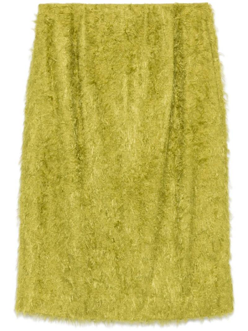 Carven textured midi skirt - Green von Carven