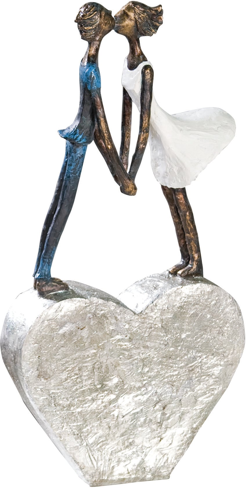 Casablanca by Gilde Dekofigur »Skulptur Devotion«, grau, Polyresin von Casablanca by Gilde