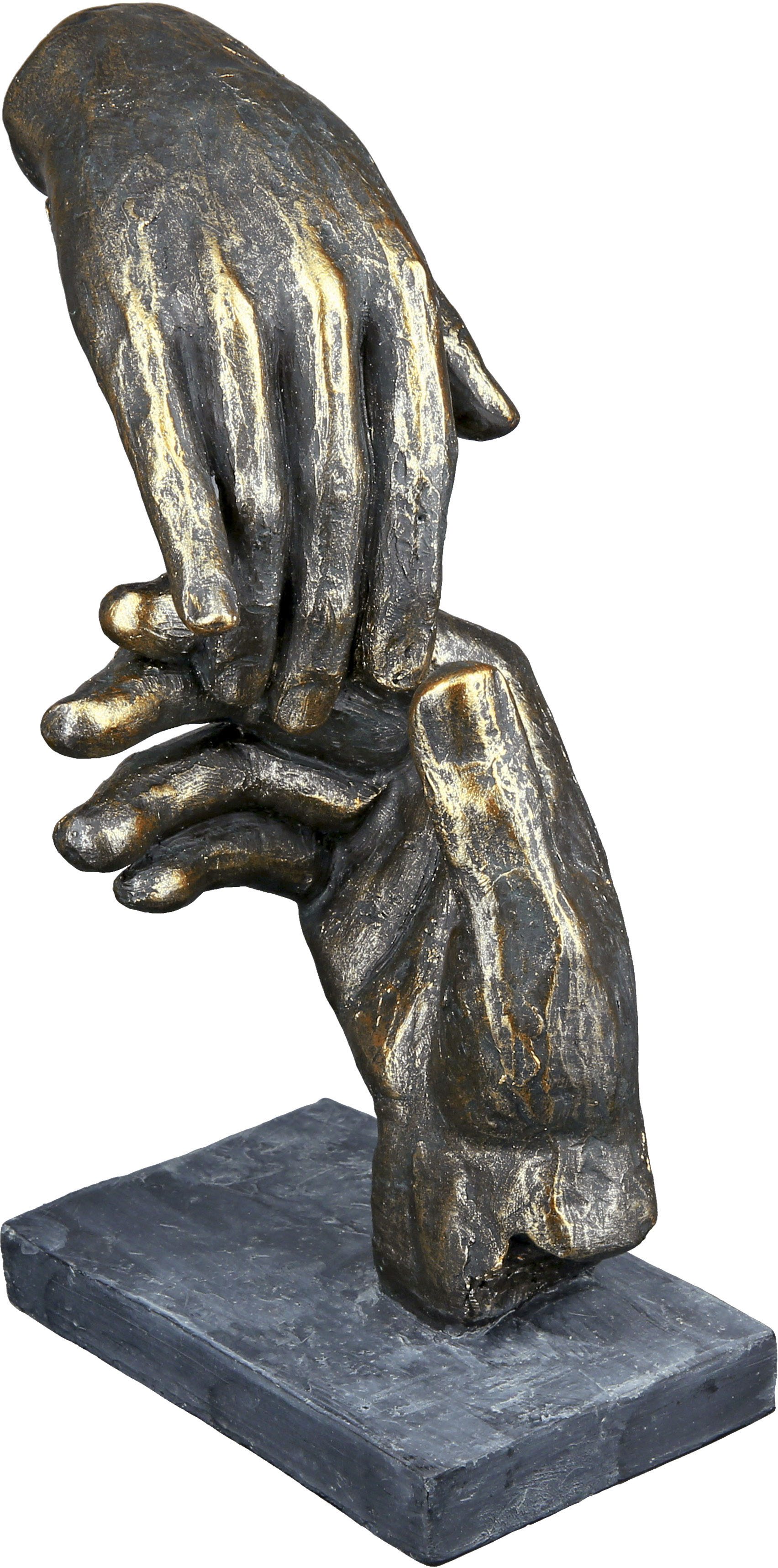 Casablanca by Gilde Dekofigur »Skulptur Two hands, bronzefarben«, braun von Casablanca by Gilde