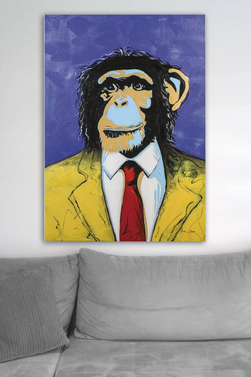 Casablanca by Gilde Leinwandbild »Bild Affe Pop Art«, (1 St.) von Casablanca by Gilde