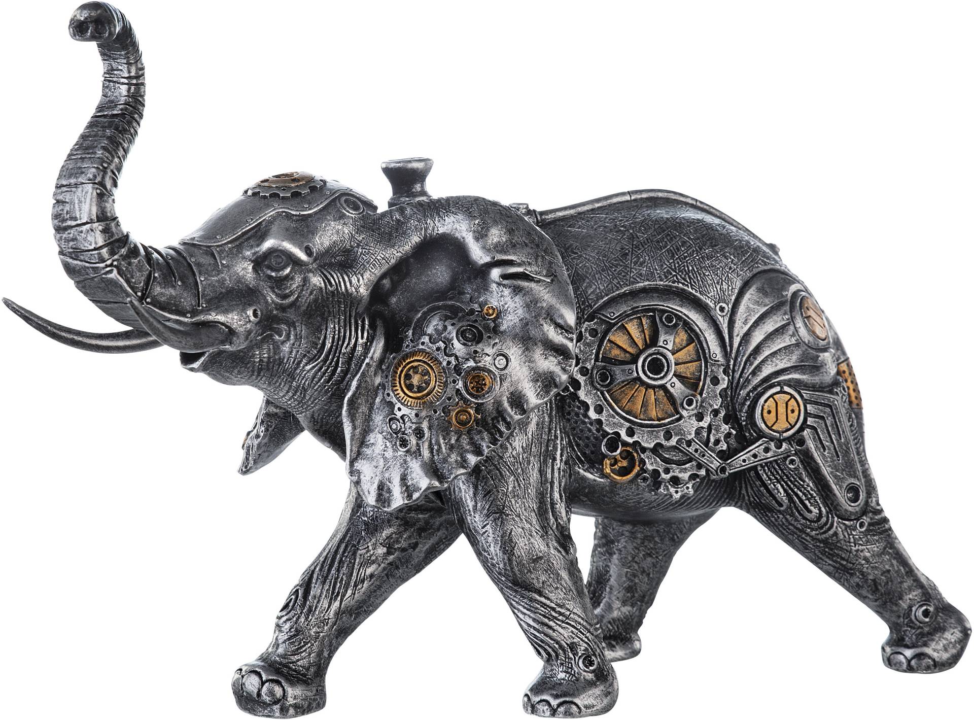 Casablanca by Gilde Tierfigur »Skulptur Steampunk Elephant«, mit kupferfarbenen Elementen von Casablanca by Gilde