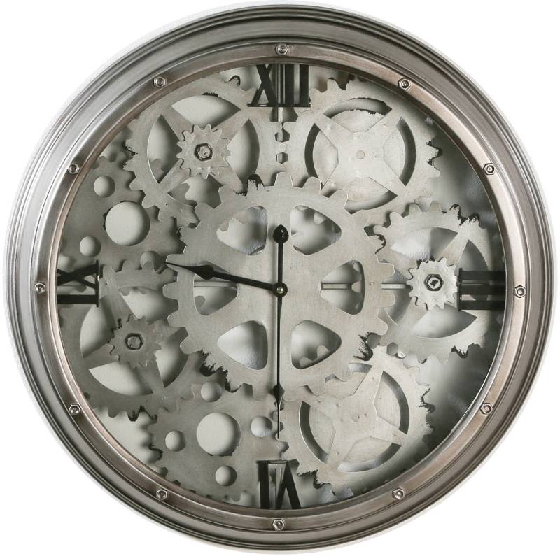 Casablanca by Gilde Wanduhr »Loft, silber«, 57 cm von Casablanca by Gilde