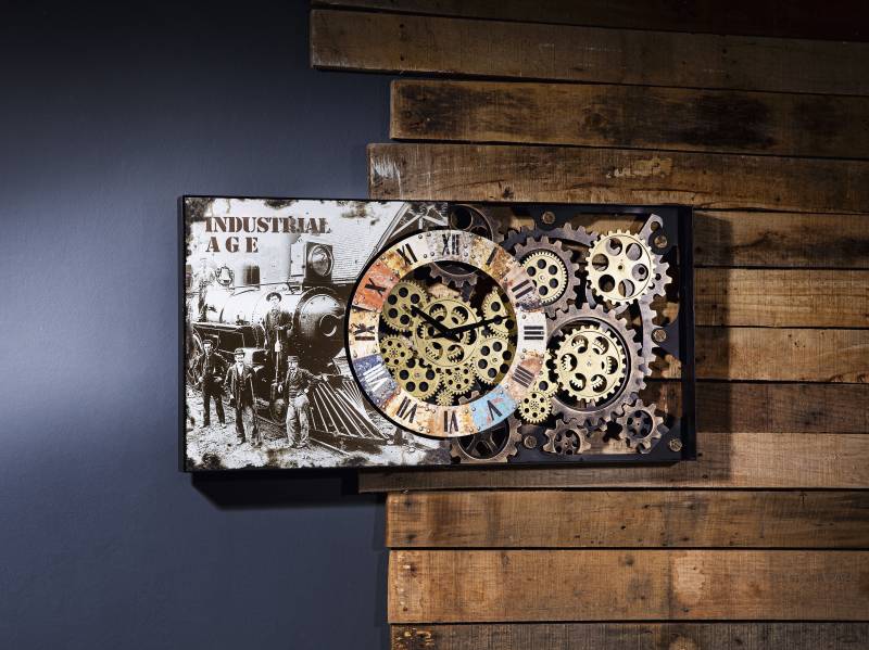 Casablanca by Gilde Wanduhr »Wanduhr Industrial« von Casablanca by Gilde