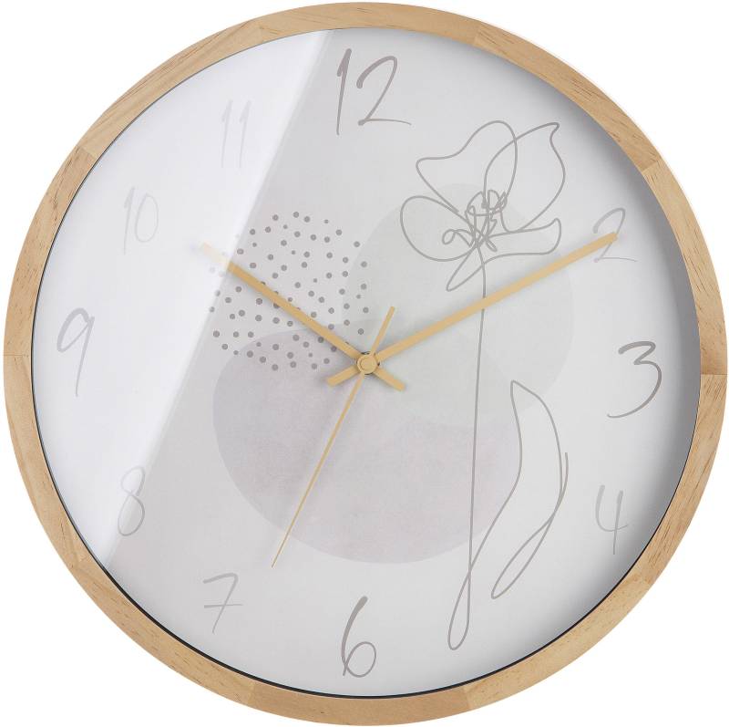 Casablanca by Gilde Wanduhr »Wanduhr One Line Flower« von Casablanca by Gilde