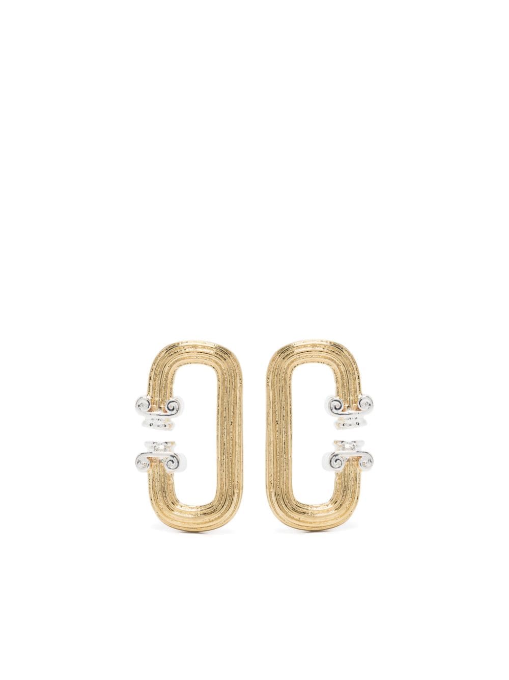 Casablanca C-logo earrings - Gold von Casablanca