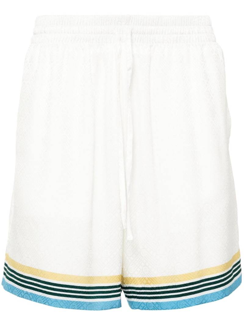 Casablanca Casa Way monogram shorts - White von Casablanca