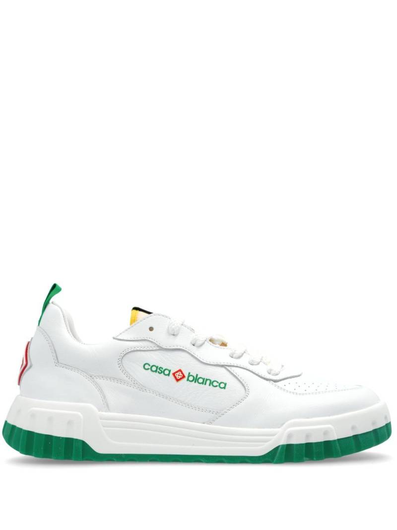 Casablanca Court leather sneakers - White von Casablanca