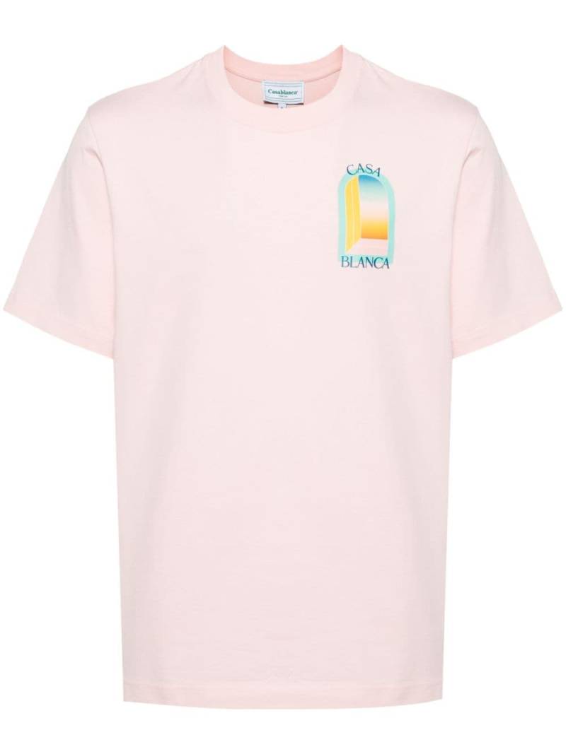 Casablanca L'Arche De Nuit T-Shirt - Pink von Casablanca