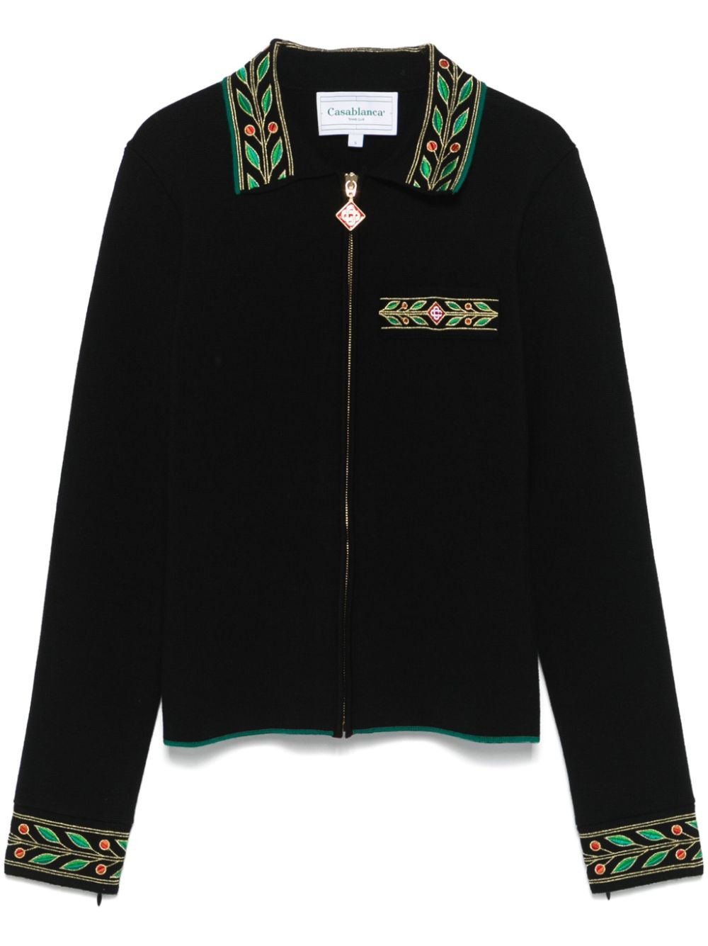 Casablanca Laurel jacket - Black von Casablanca