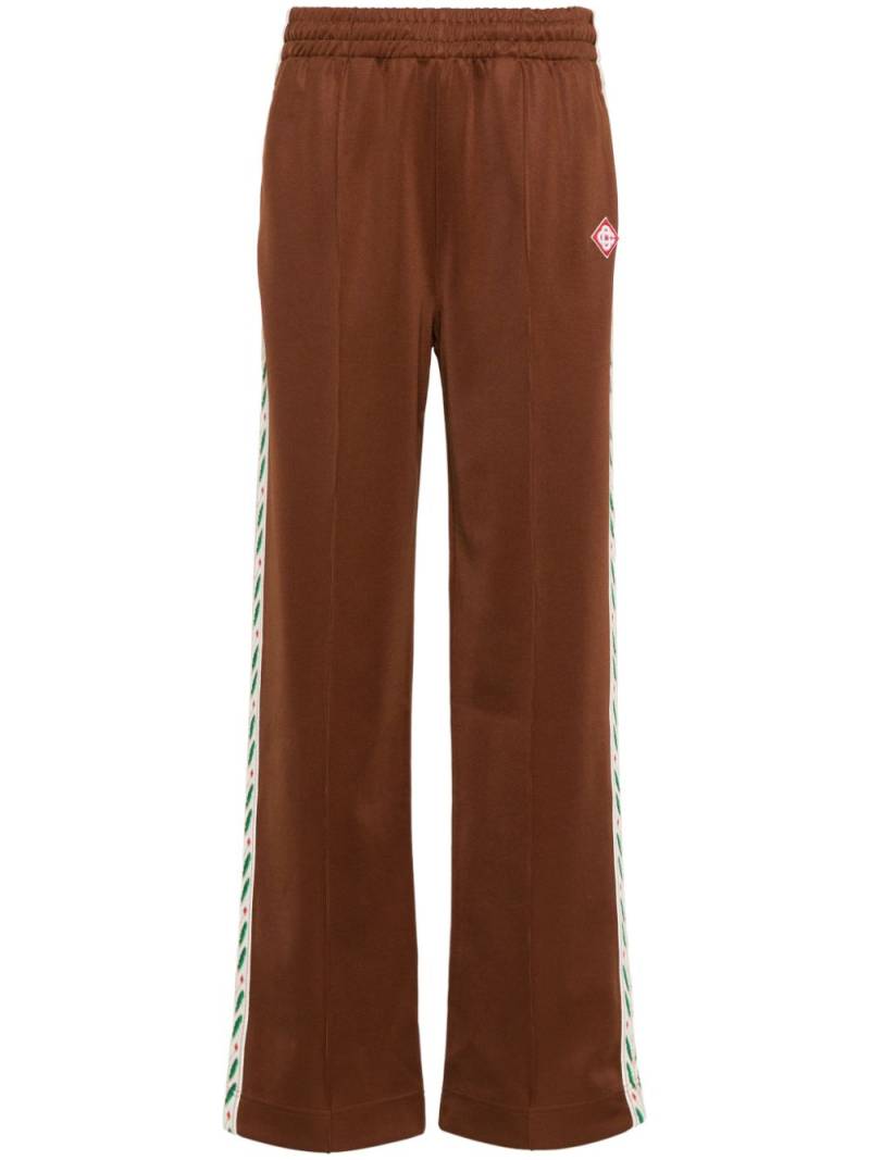 Casablanca Laurel straight-leg track pants - Brown von Casablanca