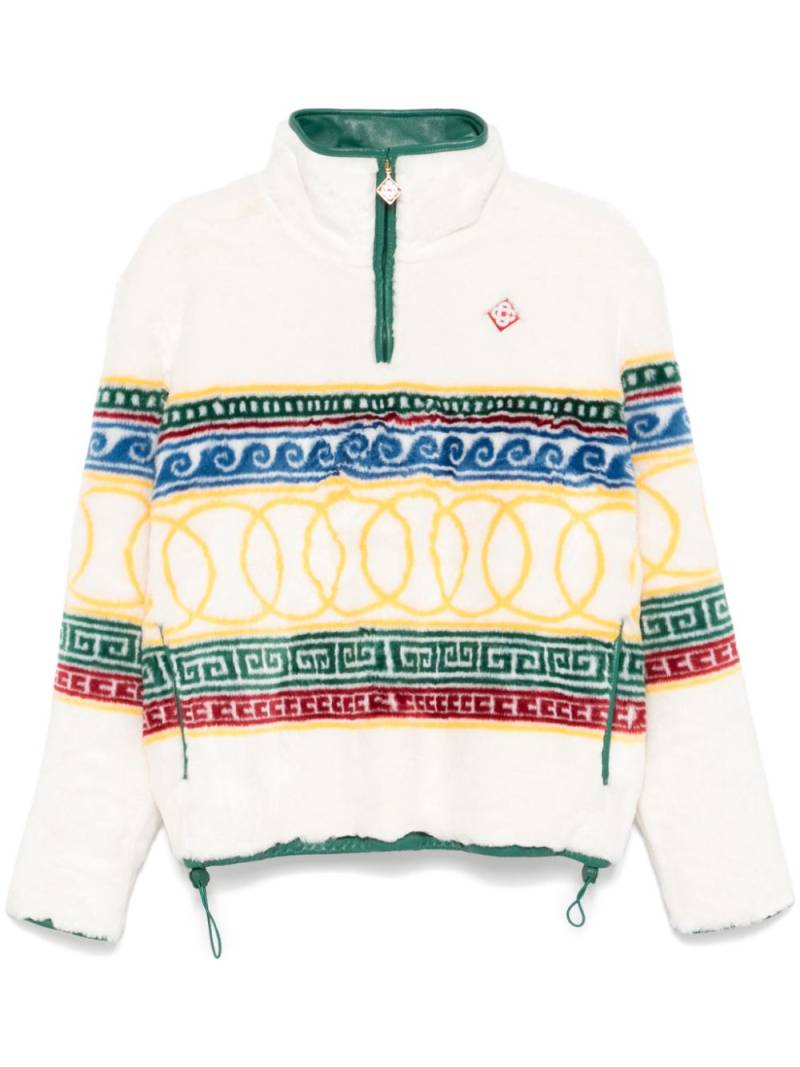 Casablanca Les Anneaux sweater - White von Casablanca