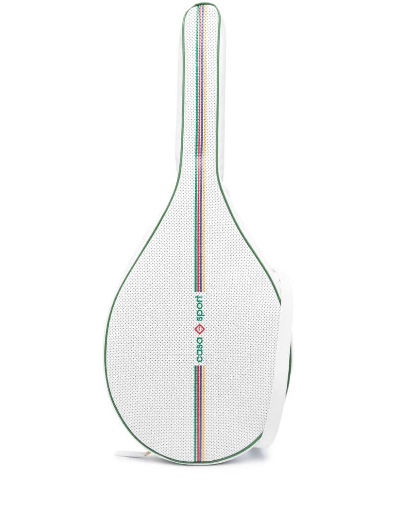 Casablanca x MAD Paris K7 tennis-racket case - White von Casablanca