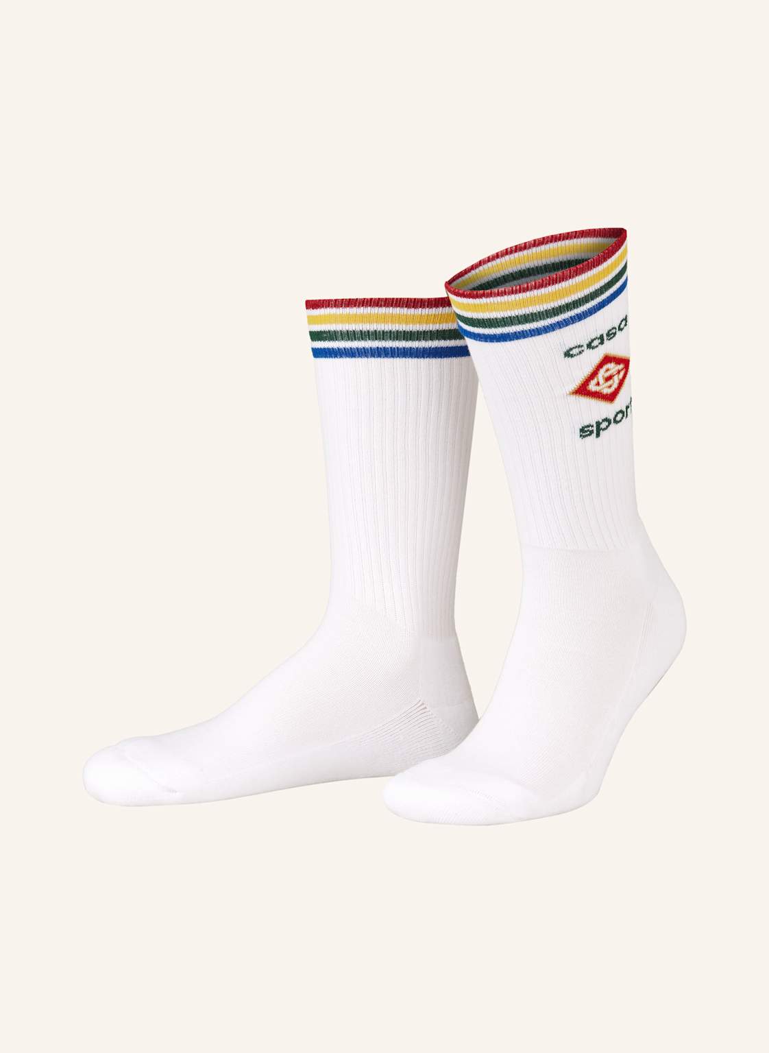 Casablanca Socken weiss von Casablanca