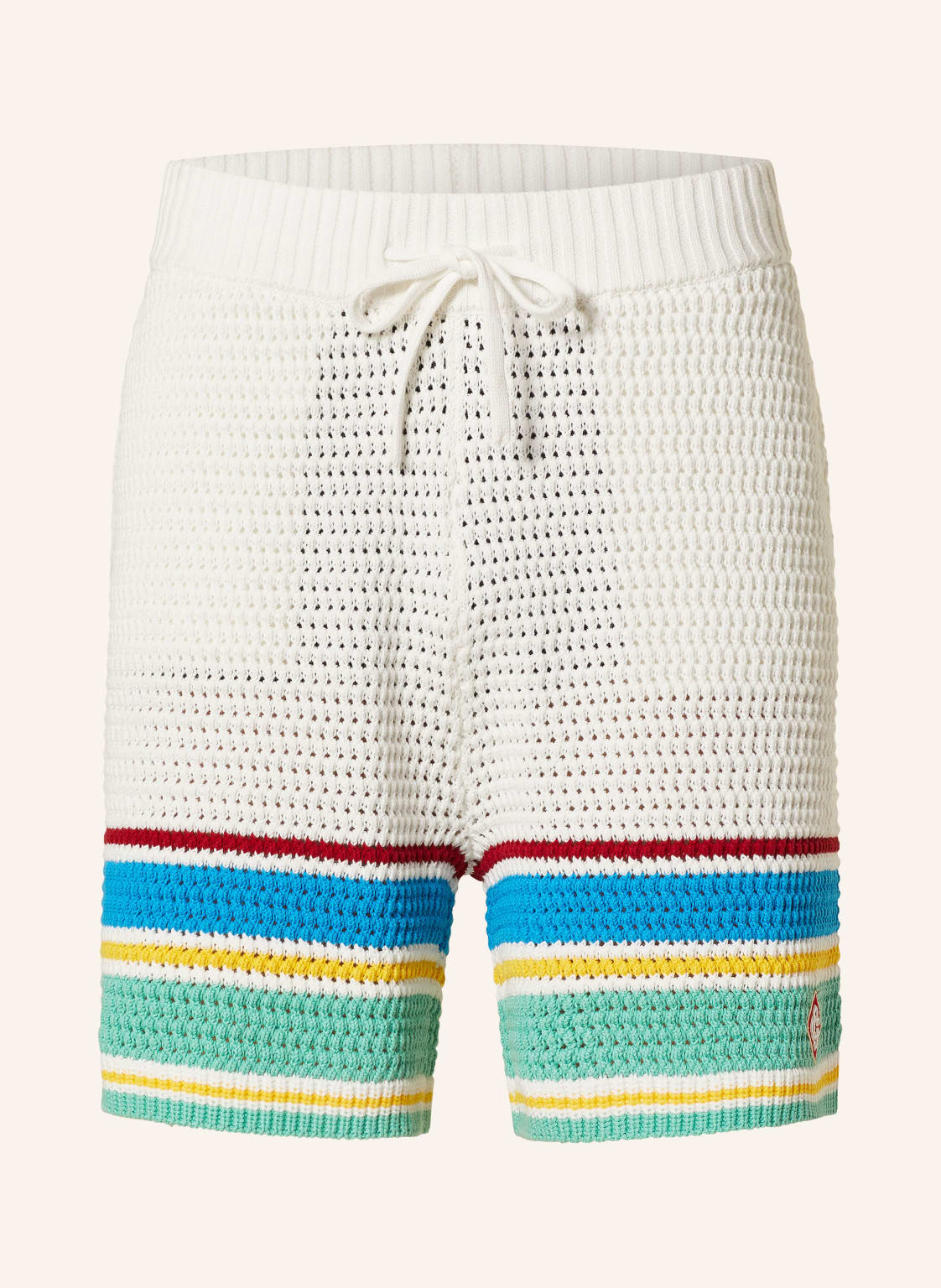 Casablanca Strickshorts weiss von Casablanca