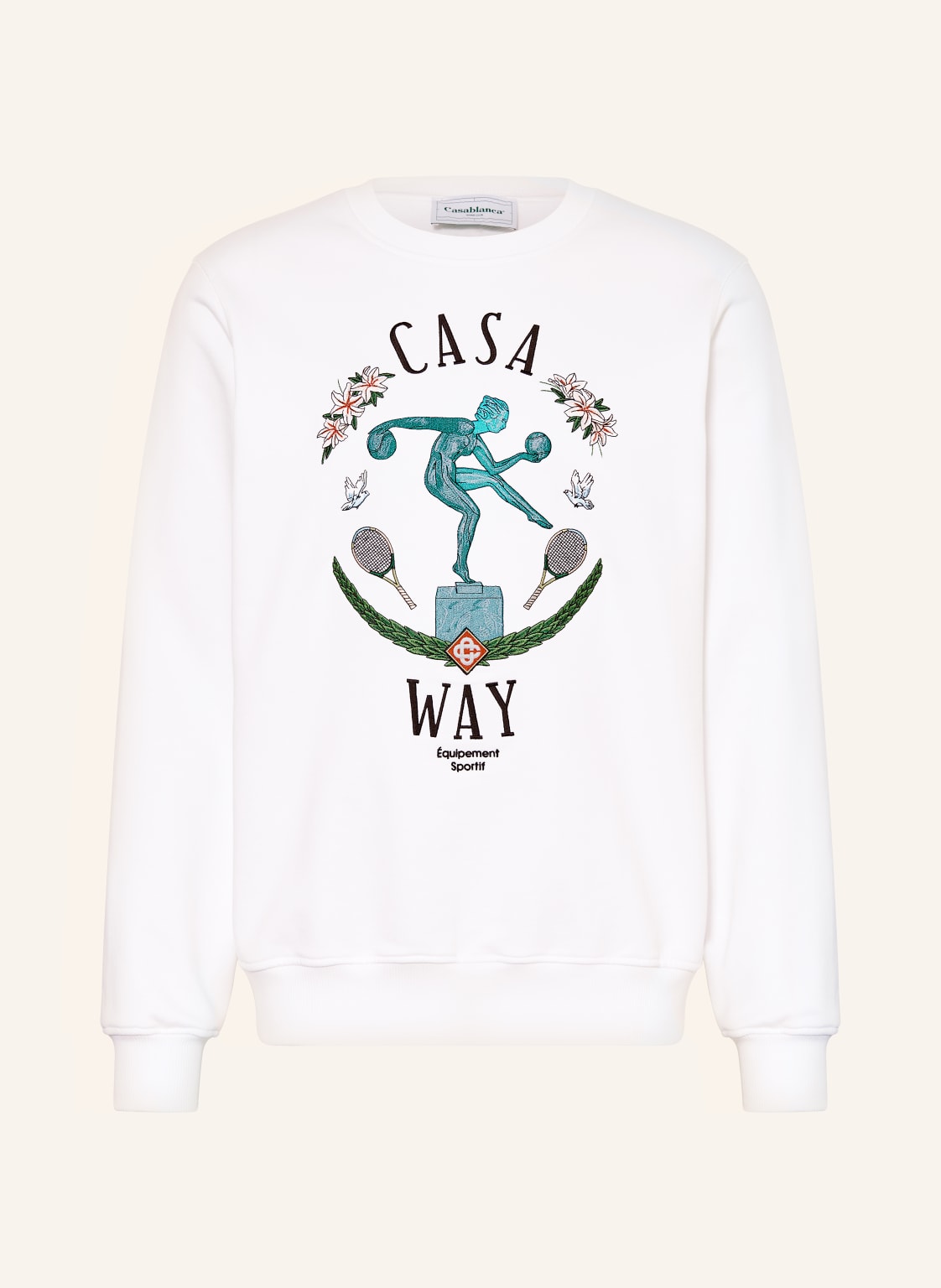 Casablanca Sweatshirt weiss von Casablanca