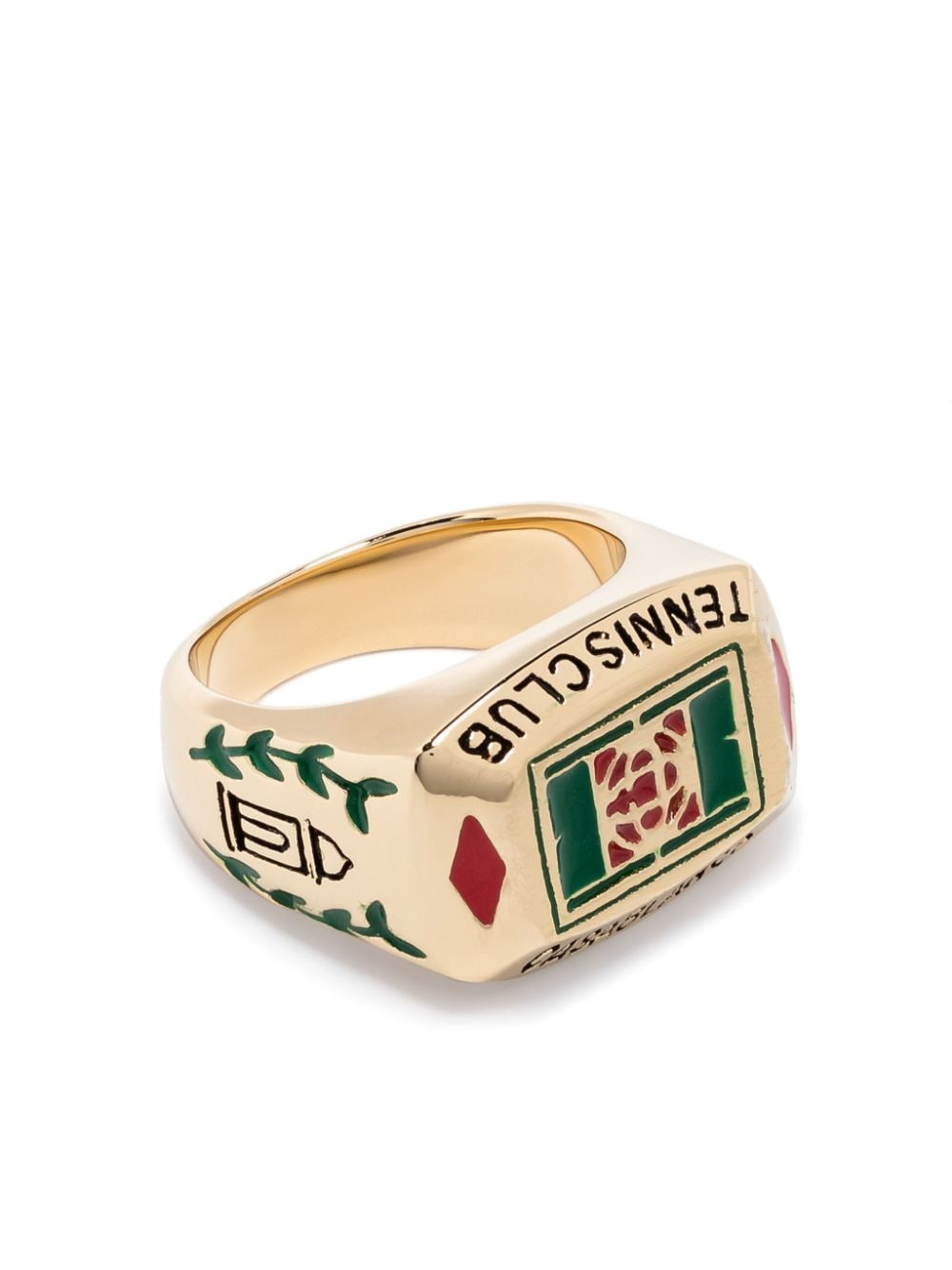 Casablanca Tennis Club gold-plated ring von Casablanca