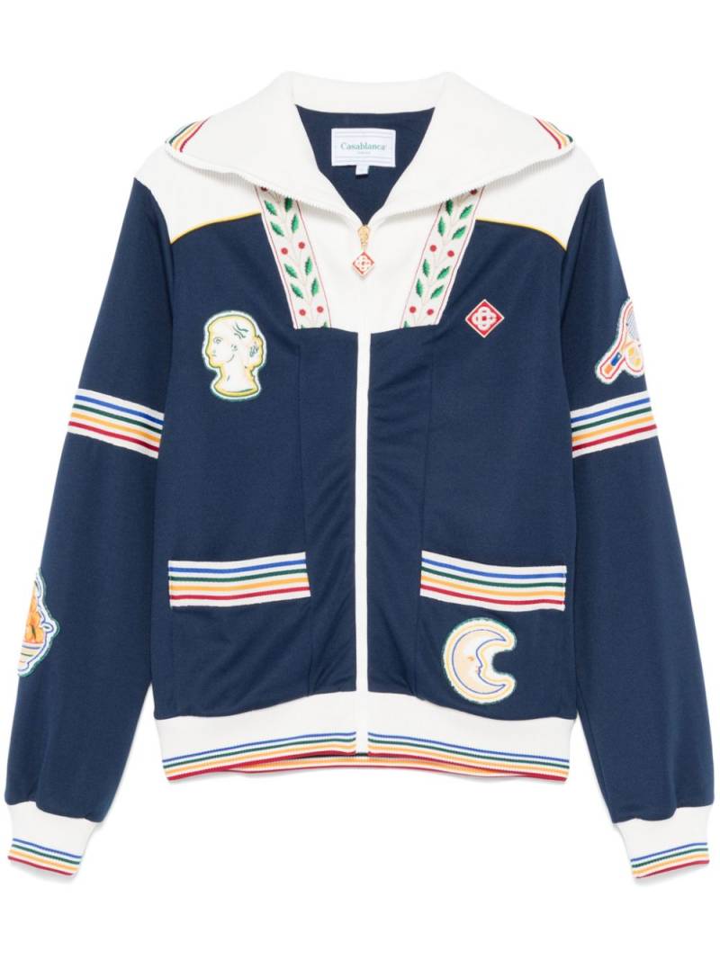 Casablanca Varsity track jacket - Blue von Casablanca