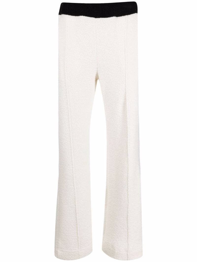 Casablanca colour-block terrycloth track pants - White von Casablanca