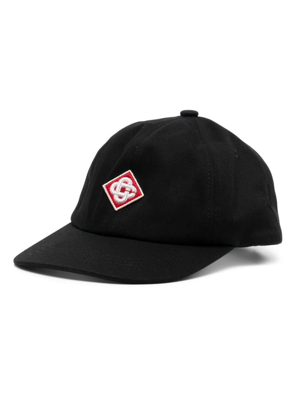 Casablanca diamond-logo baseball cap - Black von Casablanca