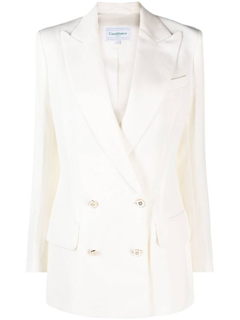 Casablanca double-breasted tailored blazer - White von Casablanca