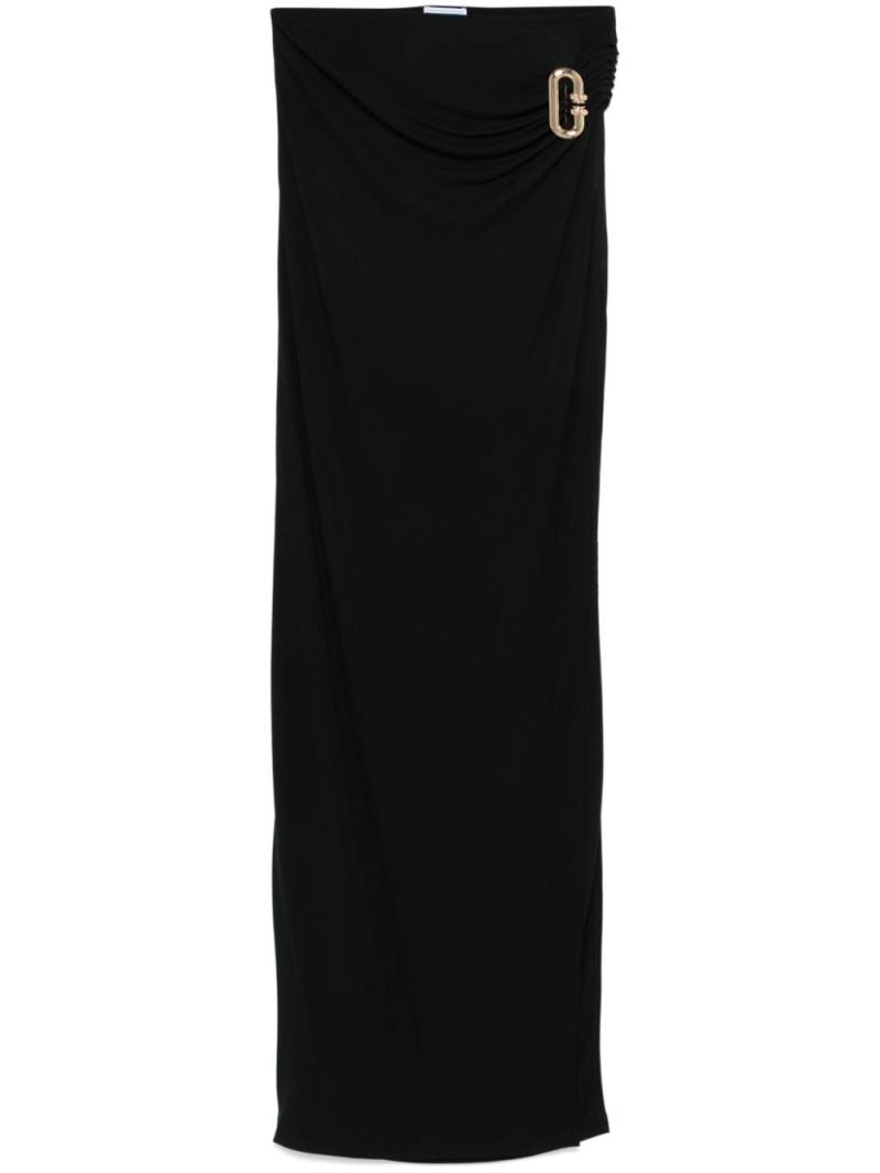 Casablanca draped maxi skirt - Black von Casablanca