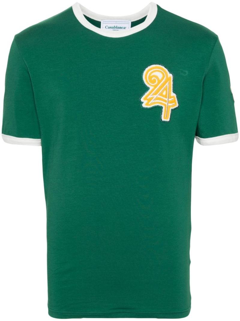 Casablanca jersey T-shirt - Green von Casablanca