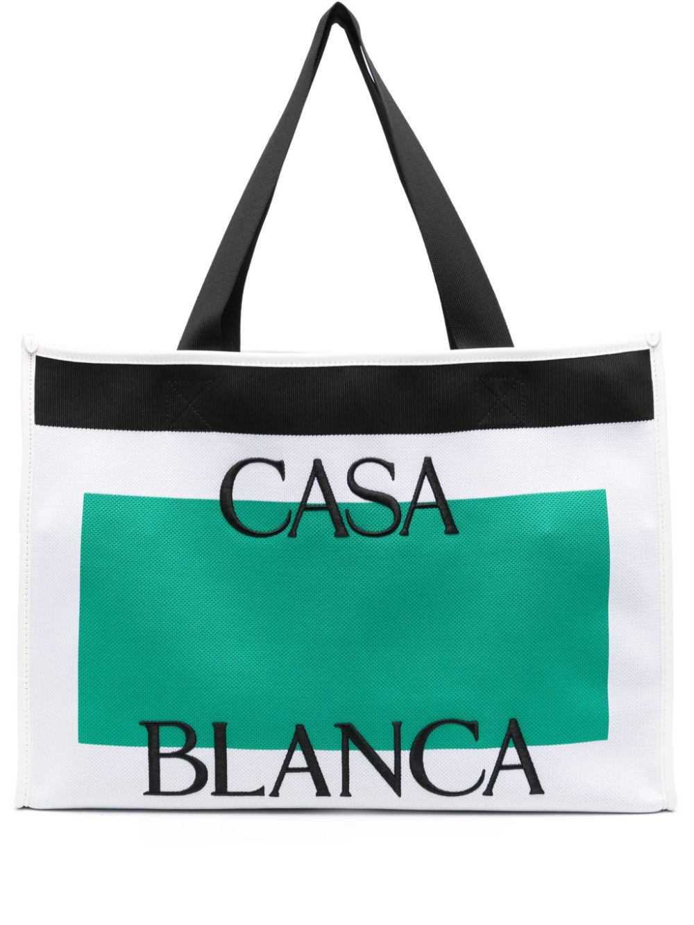 Casablanca large Casa tote bag - White von Casablanca